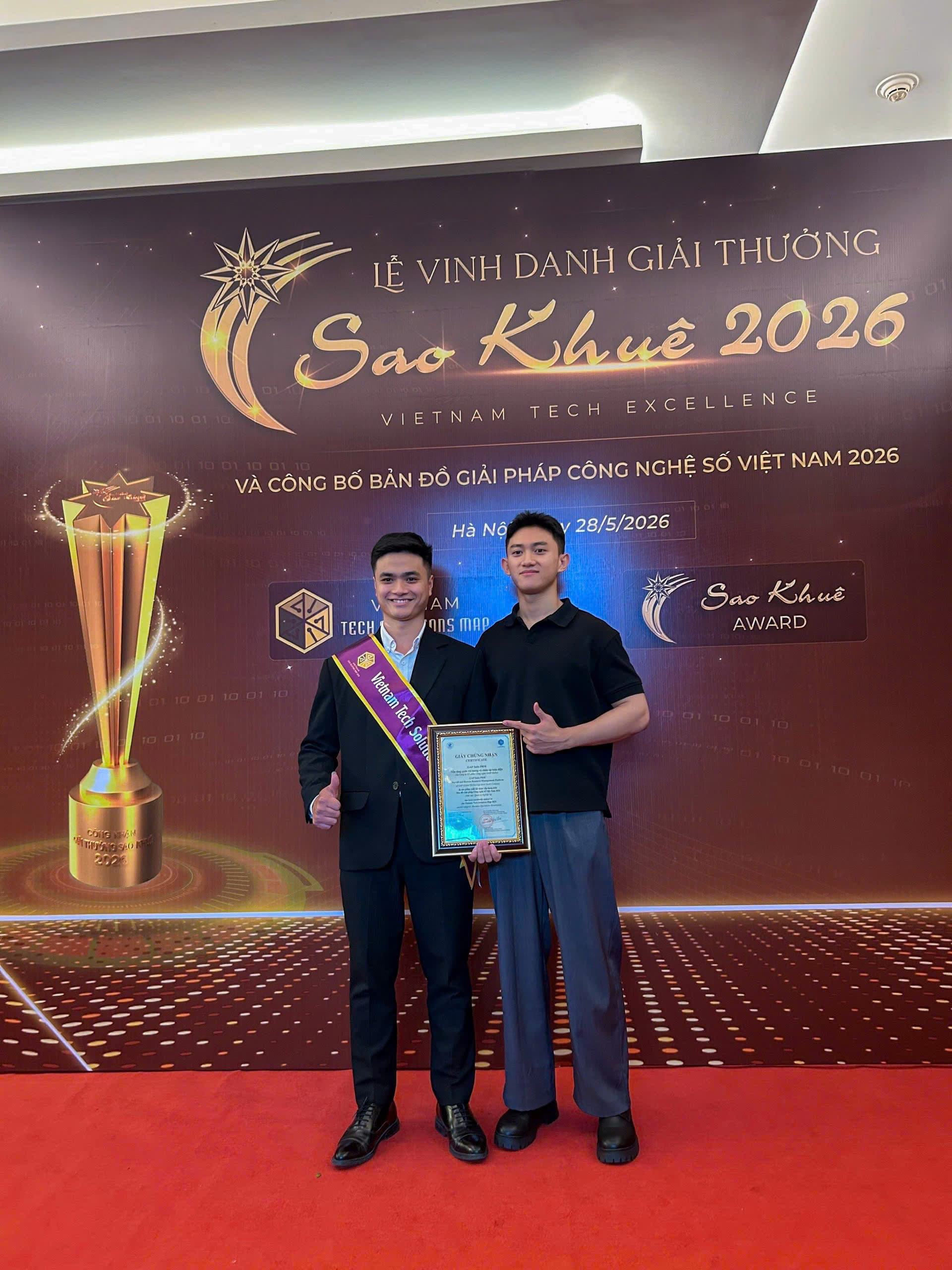 GAP Global đạt giải thưởng Sao Khuê 2026